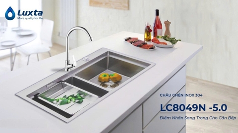 [Luxta] Chậu chén inox LC8049N-5.0