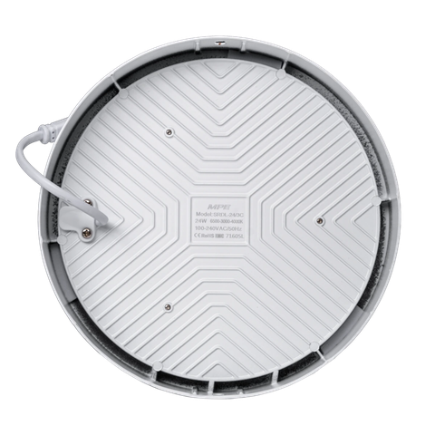 Đèn LED Downlight ốp nổi tràn viền trắng, mặt tròn 24W - 3 chế độ màu SRDL-24/3C