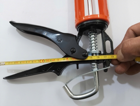 K-6786 Súng bắn keo silicon tay đen 9" Kapusi