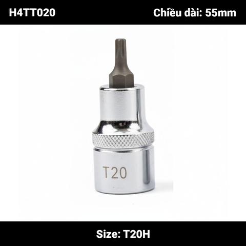 Đầu tuýp 1/2 inch ra đầu bông mai Licota T20 – T55