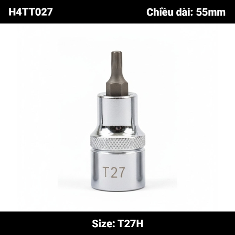 Đầu tuýp 1/2 inch ra đầu bông mai Licota T20 – T55