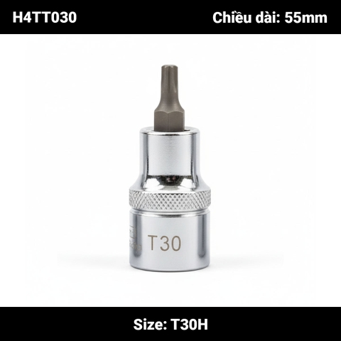 Đầu tuýp 1/2 inch ra đầu bông mai Licota T20 – T55