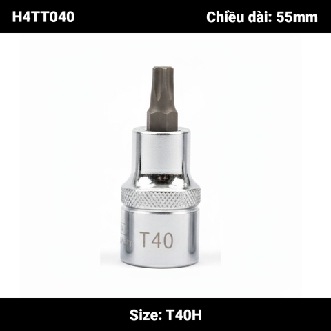 Đầu tuýp 1/2 inch ra đầu bông mai Licota T20 – T55
