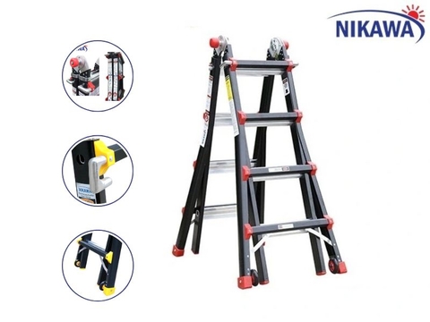 Thang nhôm gấp đa năng Nikawa NKB-48