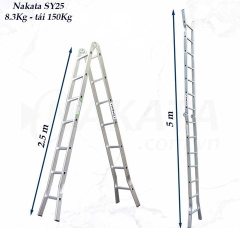 Thang Nhôm Khóa Tự Động A 2m5 Nakata VN25A