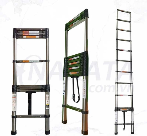 Thang Rút Đơn Inox 3m8 Nakita TM138