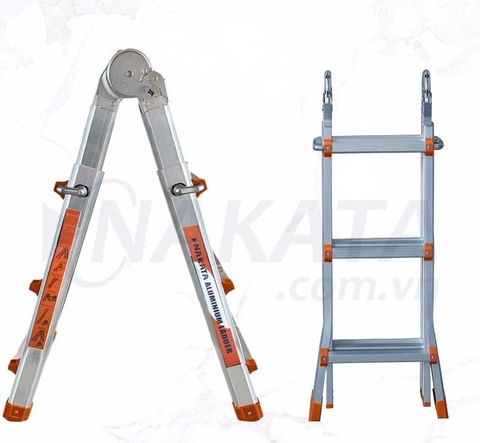 Thang nhôm gấp đa năng Nakata TY3A