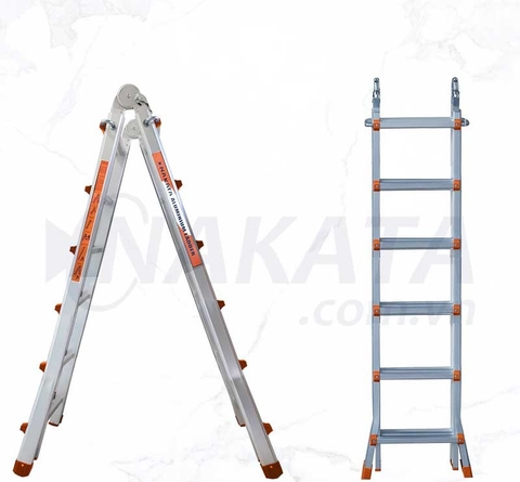 Thang nhôm gấp đa năng Nakata TY6A