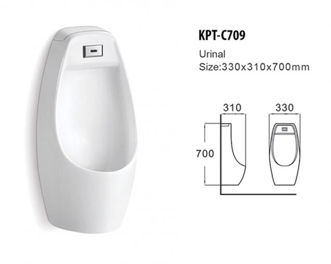 KPT-C709 – Bàn Tiểu Cảm Ứng Treo Tường Cao Cấp, Thiết Kế Hiện Đại, Tiết Kiệm Nước