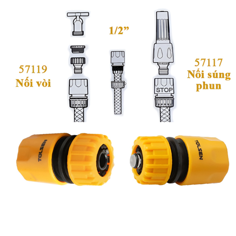 57117 khớp nối ống nước 1/2 Tolsen
