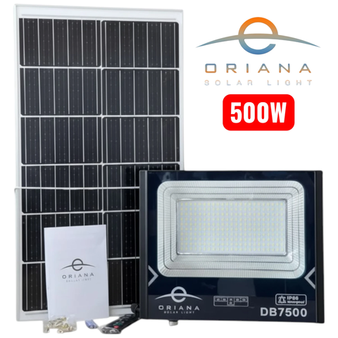 Đèn Pha Năng Lượng Mặt Trời 500W – ORIANA DB-7500