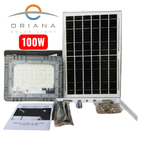 Đèn pha Năng lượng mặt trời 100W Oriana DB-8100