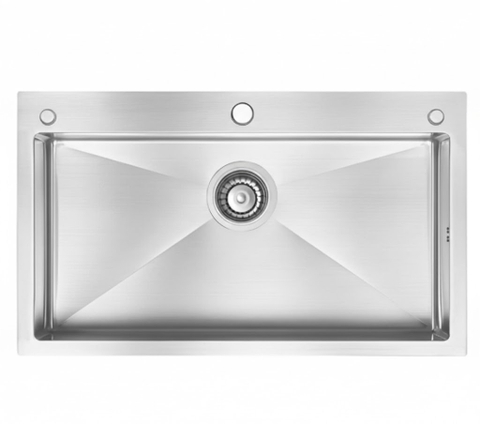 [Rangos] Chậu rửa bát handmade 1 hố lớn RGS-6843