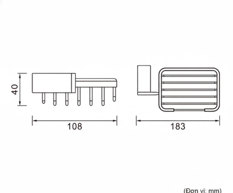 [Rangos] Kệ xà phòng cao cấp RANGOS RG-PK4814