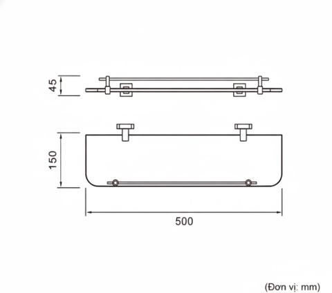 [Rangos] Kệ Gương Rangos RG-PK4613
