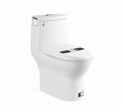 [Rangos] Bồn cầu vệ sinh bằng sứ một khối RG-8056S