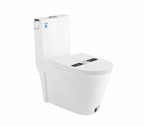 [Rangos] Bồn cầu vệ sinh bằng sứ một khối RG-8029