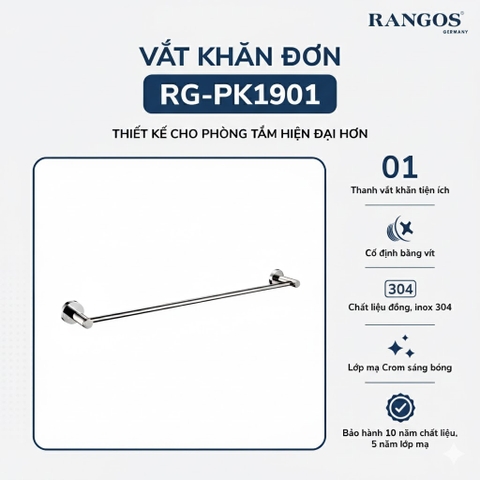 [Rangos] Vắt khăn đơn cao cấp RANGOS RG-PK1901