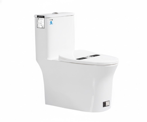 [Rangos] Bồn cầu vệ sinh bằng sứ một khối RG-8089