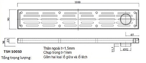 THOÁT SÀN HỘP - TSH10010