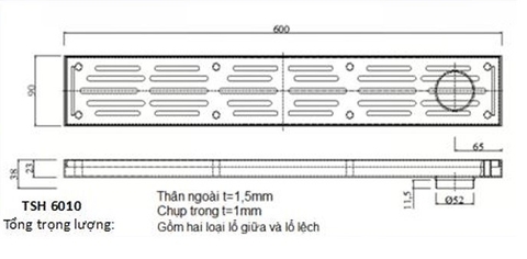 THOÁT SÀN HỘP - TSH6010