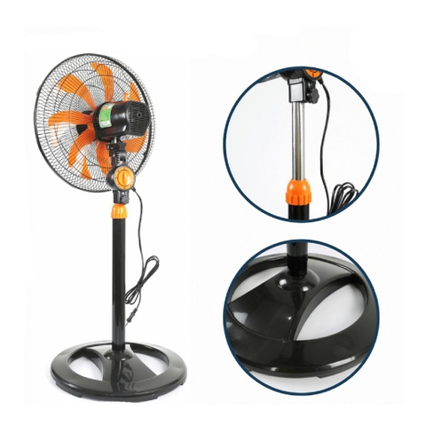 Quạt đứng CN NSF1607 (đen cam) Nanoco