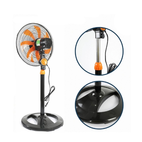 Quạt lửng CN NLF1622 (đen cam) Nanoco