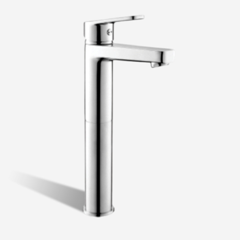 [Luxta] Vòi lavabo nóng lạnh (Thân ống trúc, tay gật gù, bao gồm dây cấp) L1223B