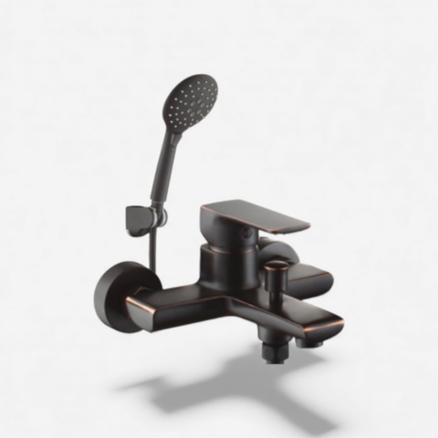 [Luxta] Vòi sen nóng lạnh (Bao gồm dây và tay sen, chân S nhỏ) L2228 Black