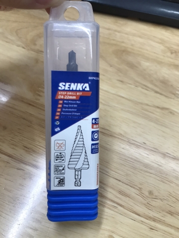 [Senka] Mũi khoan tháp xoắn - khoan Inox Ø4-22 /10BẬC 20B422