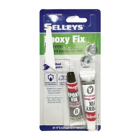 Keo Epoxy Siêu Cứng Super Steel – Bám Dính Mạnh, Chịu Nhiệt 120°C