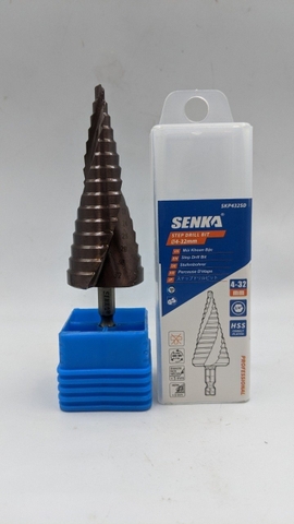 [Senka] Mũi khoan tháp xoắn - khoan Inox Ø4-22 /10BẬC 20B422