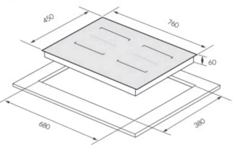 [GrandX] Bếp Từ 2 Vùng Nấu Serial 8 GX IP839Pro