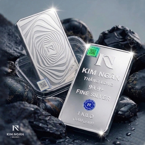 Bạc thỏi Kim Ngân Thăng Long 99.99 - 1 KILO