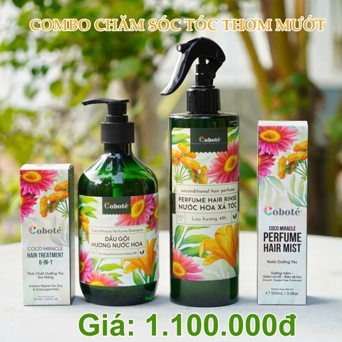 Combo chăm sóc tóc thơm mượt