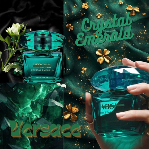 VERSACE CRYSTAL EMERALD -  Nàng thơ hiện đại với vẻ đẹp ngọt ngào đầy cuốn hút.