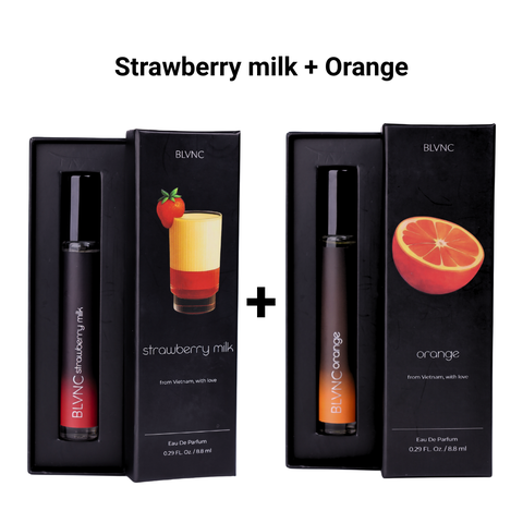 Combo 2 Ống 8.8ml BLVNC Strawberry Milk EDP + Orange EDP