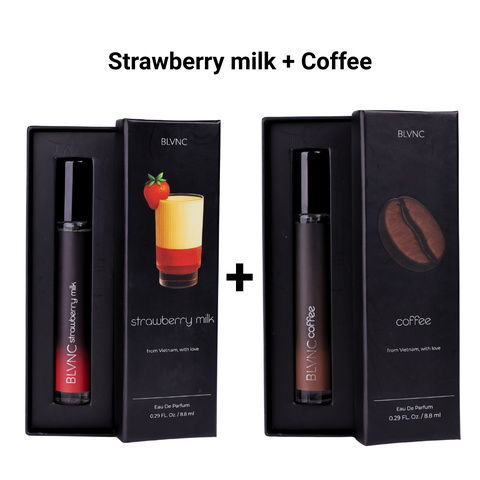 Combo 2 Ống 8.8ml BLVNC Strawberry Milk EDP + Coffee EDP
