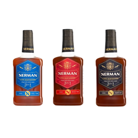 Sữa tắm gội 3in1 Nerman Lion Bartender