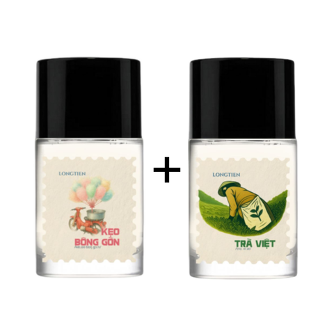 Combo LONGTIEN Kẹo Bông Gòn EDP 50ml + Trà Việt EDP 50ml