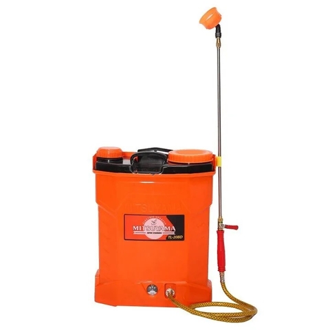Bình phun xịt chạy điện 20L Mitsuyama TL-20BD bơm đôi