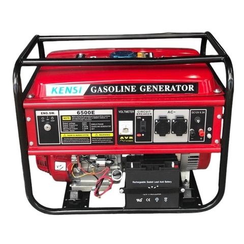 Máy Phát Điện 5Kw Chạy Xăng Kensi 6500E Đề