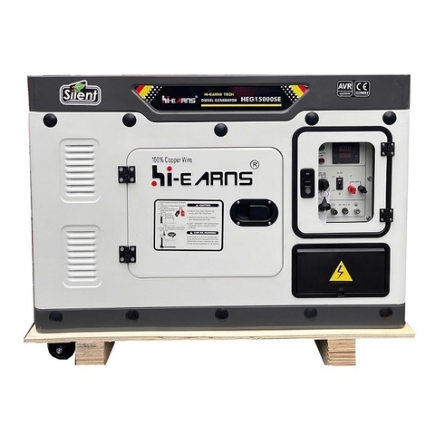 Máy Phát Điện Chạy Dầu 10Kw HI-EARNS HEG15000SE