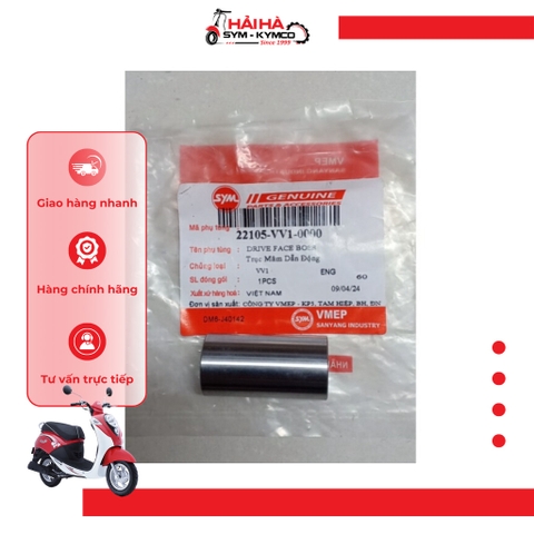 Trục dẫn động nồi trước Elite 50cc mã VV1 [Chính hãng SYM]