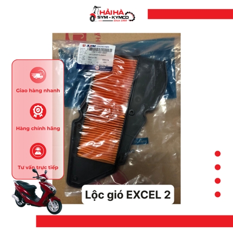 Lọc gió/ Tấm lọc gió xe Excel 2 mã VS1 [Chính hãng SYM]
