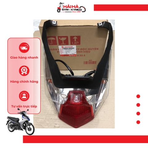 Cụm đèn sau/ bộ đèn đuôi/ bộ đèn lái xe Galaxy 50cc/100cc mã VB4 [Chính hãng SYM]