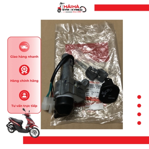 Ổ khóa/ Bộ ổ khóa và công tắc máy xe Enjoy mã KAD [Chính hãng SYM]