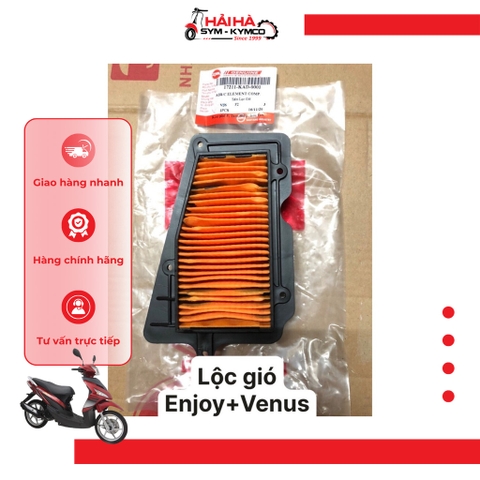 Lọc gió/ Tấm lọc gió xe Enjoy, Venus mã VJ6 [Chính hãng SYM]