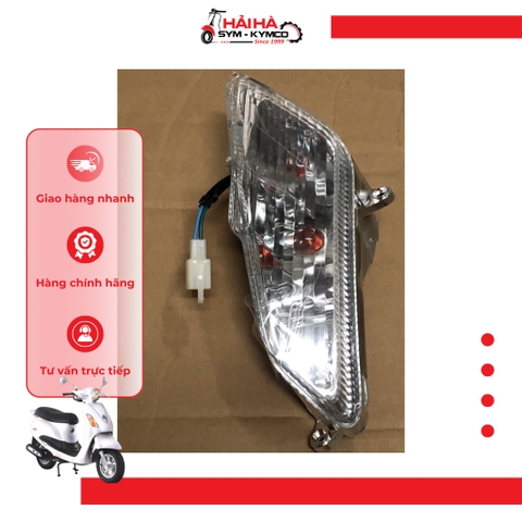 Xi nhan trước/ Bộ đèn xi nhan trước xe Elizabeth mã VT5 [Chính hãng SYM]