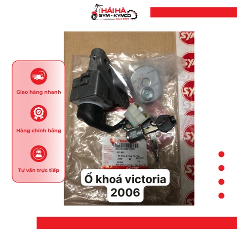 Ổ khóa/ Bộ ổ khóa và công tắc máy xe Victoria 2006 mã M9P [Chính hãng SYM]